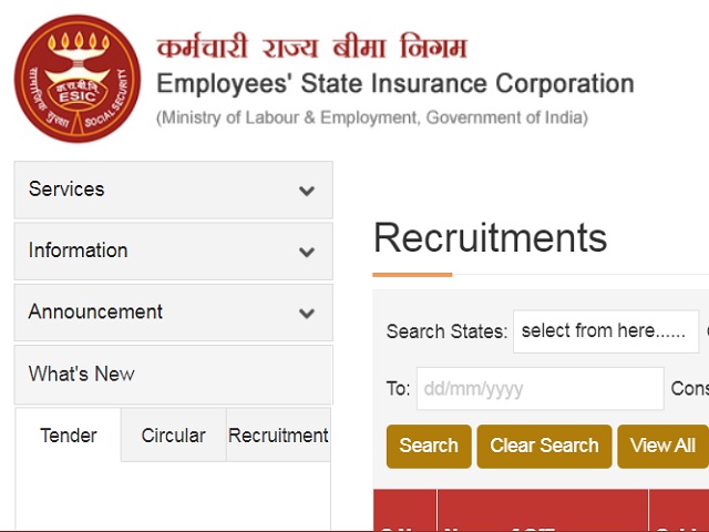 ESIS Tirunelveli Recruitment 2021 for Senior Resident and Specialist Posts @esic.nic.in, Walk-in on July 15